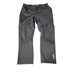 Reebok Workout‎ Ready Mesh Panel Capri Leggings Athletic Black Small
